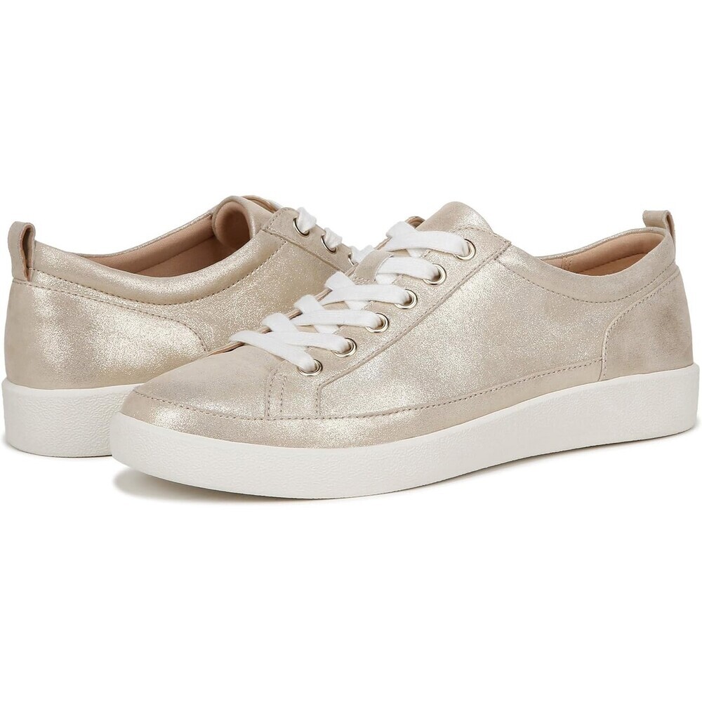 Vionic Winny H7773L5-700 Sneakers Women's 9.5 Gold Metal Leather Shoes ZOGG1847